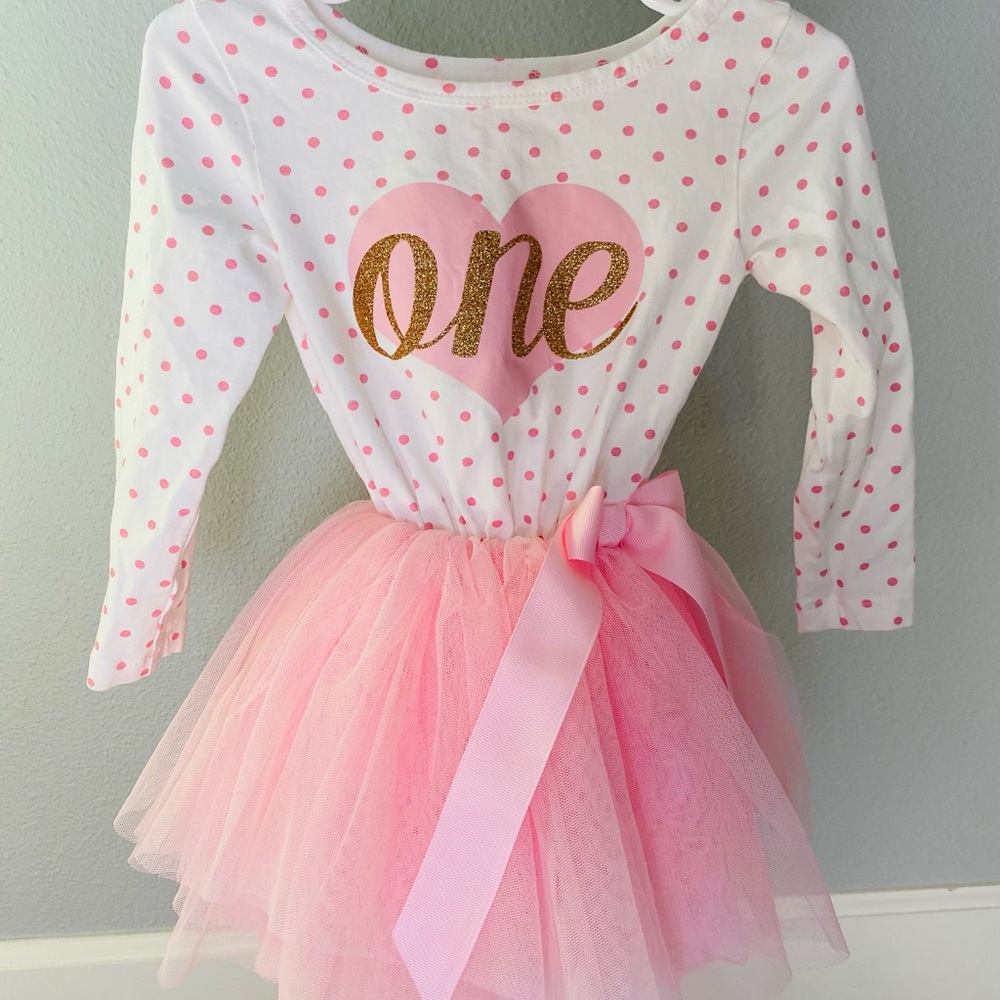 NEW Birthday Outfit -ONE- Size 12-18 months